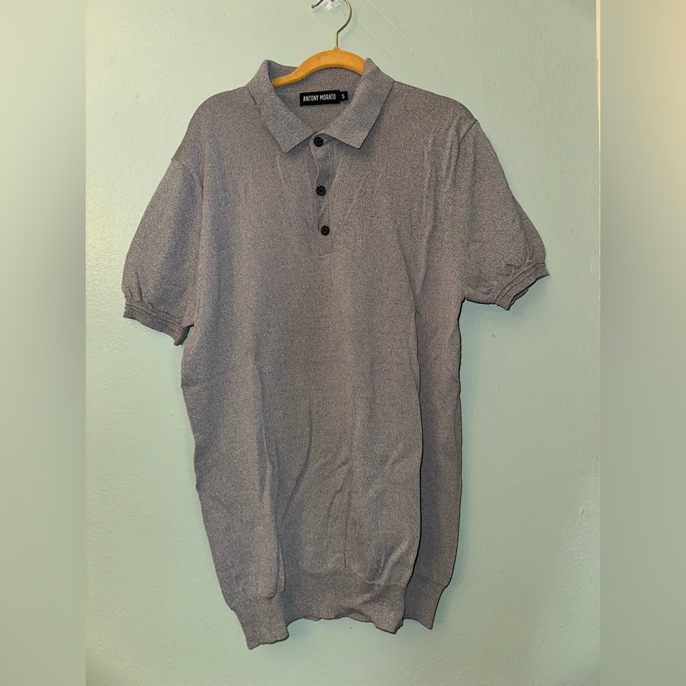 Antony Morato Charcoal Polo Shirt for Men